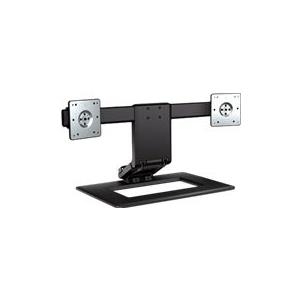 Hewlett-Packard HP Adjustable Dual Display Stand - Aufstellung (Standfuß) für 2 LCD-Displays - Bildschirmgröße: bis zu 61cm (bis zu 61,00cm (24) ) (AW664AA#AC3)