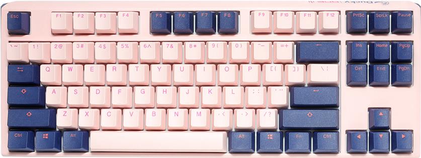 Ducky One 3 TKL Fuji Tastiera USB QWERTY inglese USA Beige - Blu (DKON2187-AUSPDFUPBBC1)