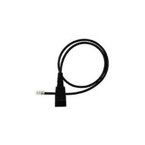 GN Netcom - Headset-Kabel - Quick Disconnect - RJ-10 (M) - Holzkohle (8800-00-25)