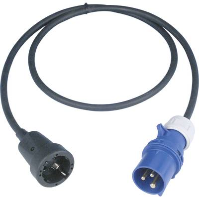 REV 0577755555 Strom Verlängerungskabel 16 A Schwarz 1.5 m (0577755555)