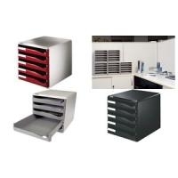 LEITZ Beschriftungsschildchen für Schubladenboxen 5280-5281 für Schubladenboxen Post-Set und Formular-Set (5261-00-00)