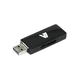 V7 VU232GAR-BLK-2E - USB-Flash-Laufwerk - 32 GB - USB 2.0 - Schwarz