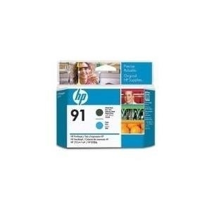 Hewlett-Packard HP 91 - Druckkopf - 1 x Cyan, mattschwarz (C9460A)