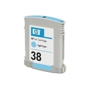 HP 38 - Hell Cyan - Original - Tintenpatrone - für Photosmart Pro B8850, Pro B9180, Pro B9180gp