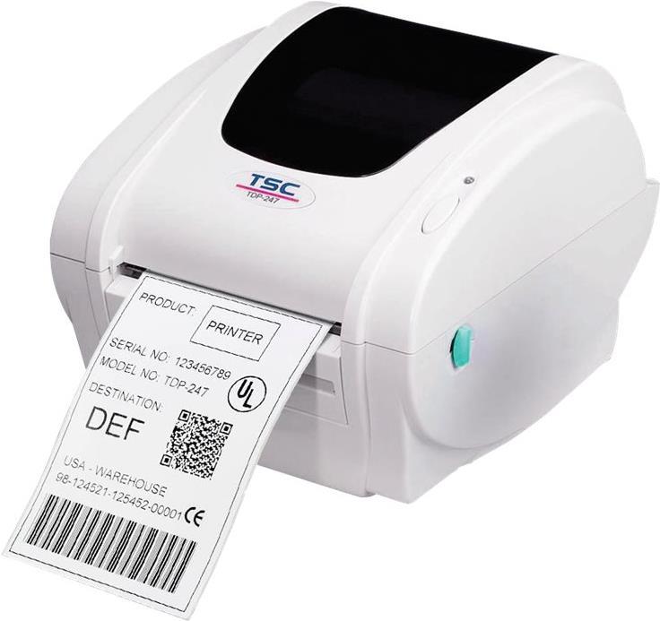 TSC TDP-247 - Etikettendrucker - Thermodirekt - Rolle (11,2 cm) - 203 dpi - bis zu 178 mm/Sek. - parallel, USB 2.0, LAN, seriell