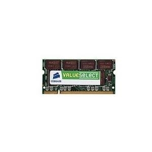 Corsair Value Select - DDR - 512 MB - SO DIMM 200-PIN - 333 MHz / PC2700 - ungepuffert - nicht-ECC (VS512SDS333)