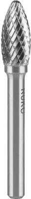 RUKO Frässtift Form H FLH D.12mm Kopf-L.32mm Schaft-D.6mm HM Verz.KVZ 4 RUKO (116220/RUKO)