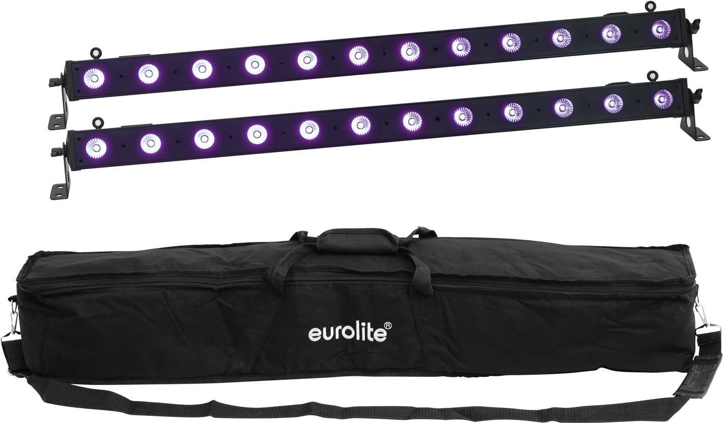 EUROLITE Set 2x LED BAR-12 UV Leiste + Soft-Bag (20000661)