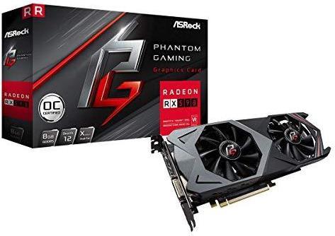 ASRock Phantom Gaming X Radeon RX590 8G OC - Grafikkarten - Radeon RX 590 - 8 GB GDDR5 - PCIe 3.0 x16 - DVI, 2 x HDMI, 2 x DisplayPort ASRock Phantom Gaming X Radeon RX590 8G OC - Grafikkarten - Radeon RX 590 - 8 GB GDDR5 - PCIe 3.0 x16 - DVI, 2 x HDMI, 2 x DisplayPort