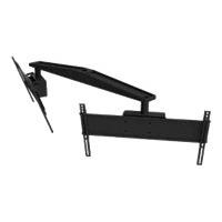 Peerless DST970X2 - Montagekomponente (2 Säulen, 2 geneigte Aufhänger, 2 Universaladapter, doppel-Kreuz Unterstützung) für 2 LCD-/Plasma-Konsolen - Black Powder Coat - Bildschirmgröße: 101.6-177.8 cm (40-70)