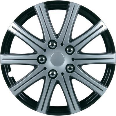 Radzierblenden Adelaide R15 Grau (metallic), Schwarz (metallic) 4 St. (75171)