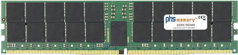 PHS-memory 64GB RAM Speicher kompatibel mit Supermicro A+ Server ASG-1115S-NE316R DDR5 RDIMM 4800MHz PC5-38400-R (SP502432)