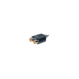 Audio Adapter 2 X Cinch Buchse / 1 X Cinch Stecker, Good Connections® (AD-2CBCS)