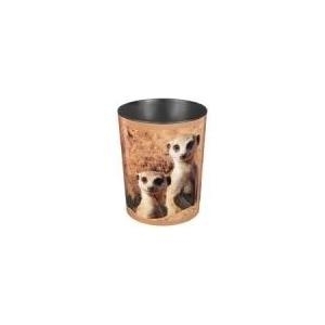 Läufer Papierkorb Erdmännchen, 13 Liter, PP vielseitige Rundbox, umlaufender Griffrand, aus recycelbarem (26574)