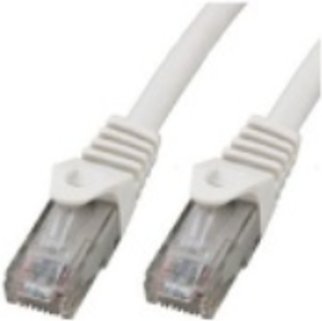 M-Cab 3931 cavo di rete Bianco 2 m Cat6 U/UTP [UTP] (CAT6 RJ45 UTP LSZH 2M WH - 5GBIT PATCH CABLE HALOGENFREI)