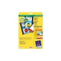 Avery Zweckform L6003 - Etiketten - Neonrot - 63,5 x 29,6 mm - 675 Etikett(en) (25 Bogen x 27) - Sonderaktion (L6003-25)