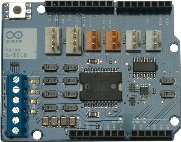 Die Motorabschirmung untersttzt Ihre Arduino-Platine beim Steuern von Motoren Relais und Magneten mit dem L298-Treiber-Chip mit