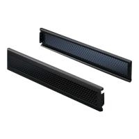 Rittal - Rack-Dekorationsblende (belüftet) - RAL 9005 (Packung mit 2) (8100.802)