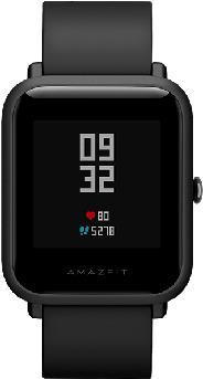 Xiaomi Amazfit Bip Lite Sportuhr Schwarz Touchscreen Bluetooth (A1915 black)