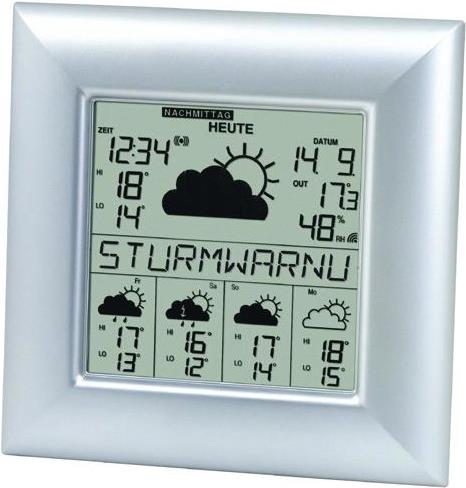 Technoline WD 9000 Silber Digitale Wetterstation (WD 9000)