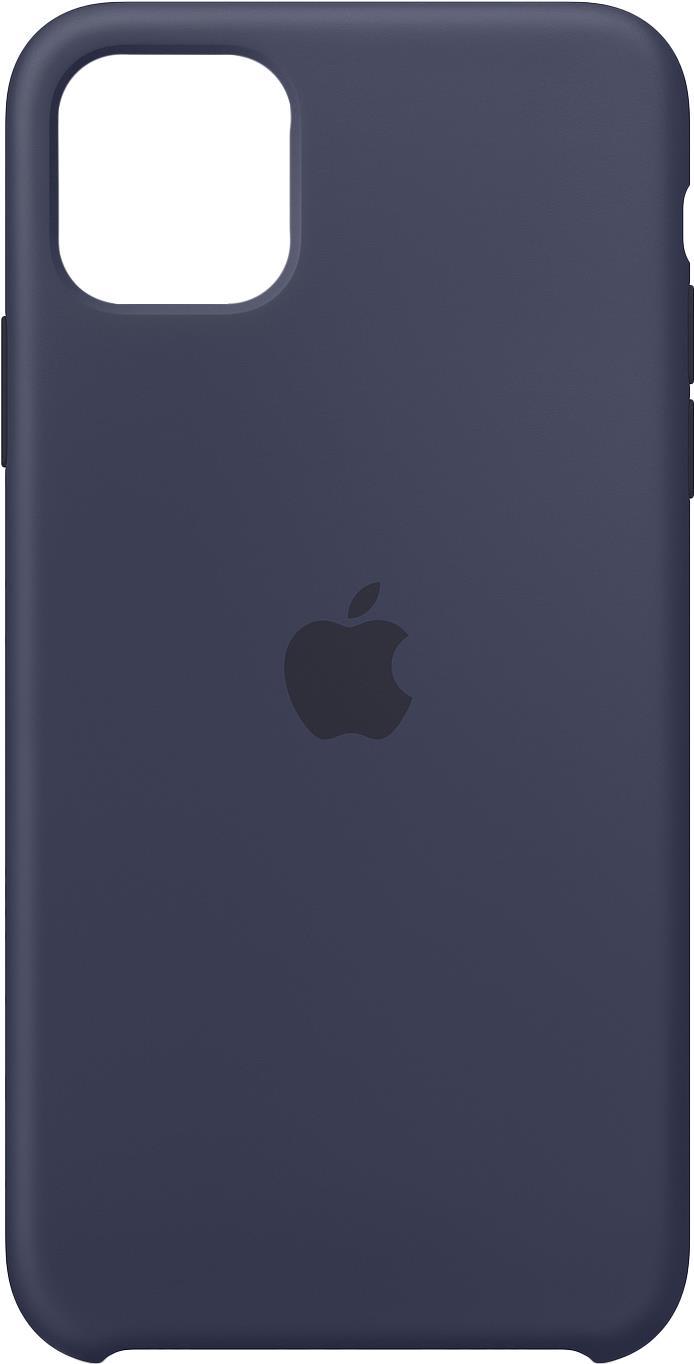 Apple Custodia in silicone per iPhone 11 Pro Max - Blu notte (^IPHONE 11 PRO MAX SIL CASE MID BLUE)