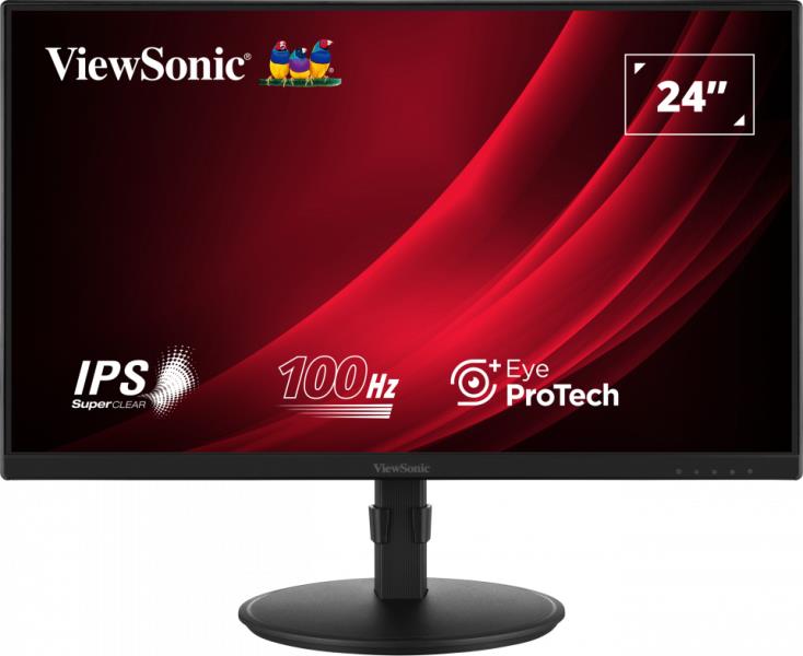 Viewsonic VG2408A-MHD Monitor PC 61 cm 24 1920 x 1080 Pixel Full HD LED Nero (ViewSonic VG2408A-MHD - LED monitor - 24 23.8 vie