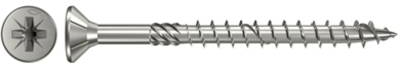 Fischer 657250 Senkkopfschrauben 6 mm 80 mm Kreuzschlitz Pozidriv galvanisch verzinkt 100 St. (657250)