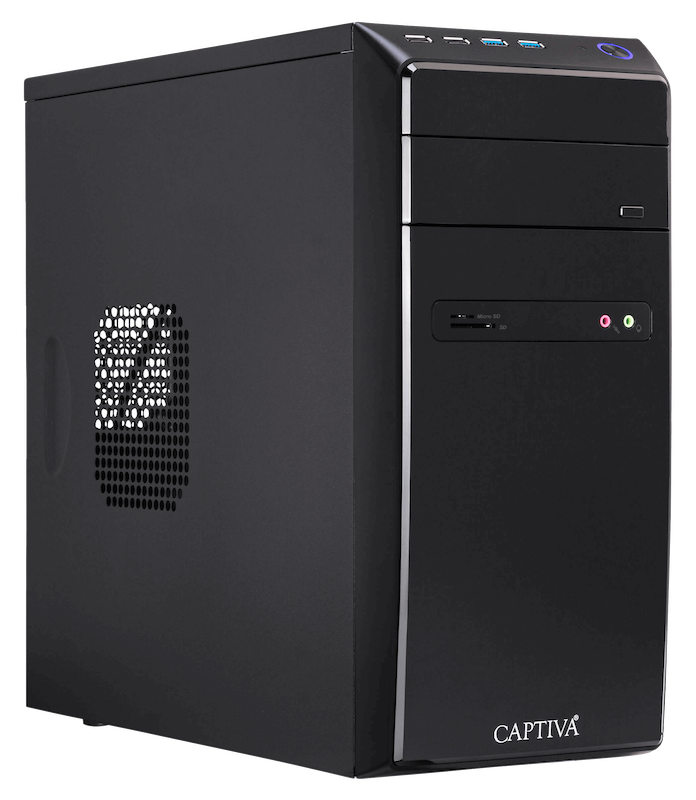 Captiva Power Starter I60-087 i5-10400 Intel Core i5 8 GB DDR4-SDRAM 1240 GB HDDSSD Windows 10 Home PC Nero (60287)