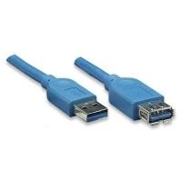 Good Connections - USB 3.0 Verlängerungskabel - USB Typ A (M) - USB Typ A (W) -1 m - Blau (2711-B01)