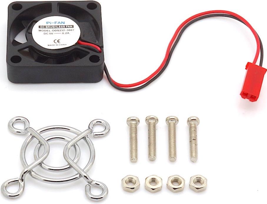 Lüfter 30x30x7mm 5V DC mit Dupont Steckverbinder (SLCA-FAN)