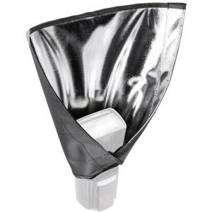 Metz Spot reflector umbrella SD 30-26 S - Diffusor für indirektes Licht - Silber - 30cm x 26 cm (00904303A)