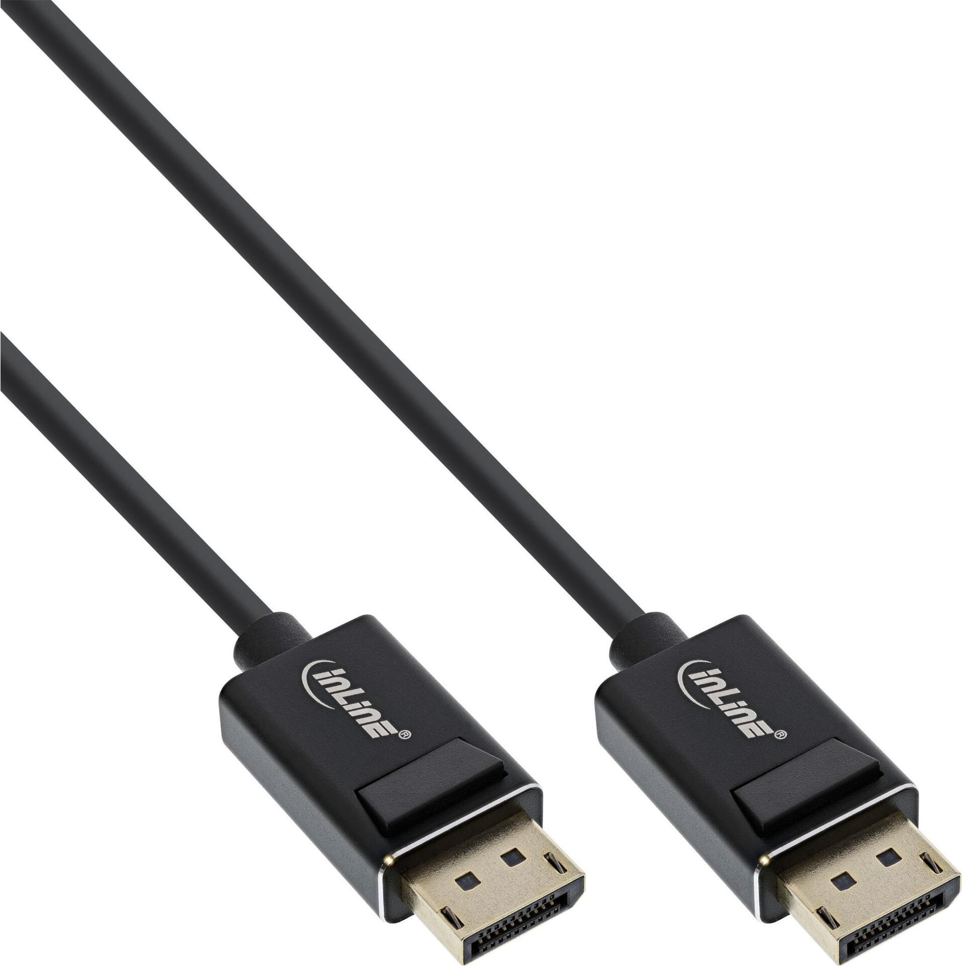 Cavo DisplayPort 2.0 - 8K4K UHBR - nero - contatti placcati oro - 2 m