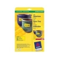Avery L6105-20 - Polyesteretiketten - Gelb - 29,6 x 63,5 mm - 540 Etikett(en) (20 Bogen x 27) (L6105-20)