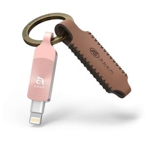 Adam Elements iKlips DUO+ 64GB USB 3.0 (3.1 Gen 1) Typ A Rosa-Goldfarben USB-Stick (ADRAD64GKLDPRB)