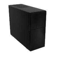 Nanoxia Deep Silence 2 - Midi Tower - ATX - Dark Black - USB/Audio (NXDS2B)