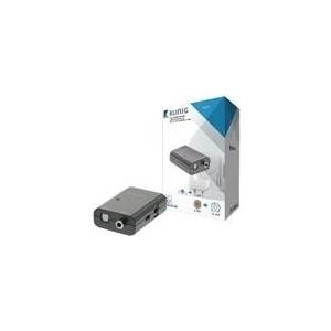 Nedis König KNACO2500 - Digitaler Audiokonverter (koaxial/optisch) - Dunkelgrau (KNACO2500)