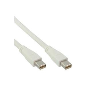 InLine - DisplayPort-Kabel - Mini DisplayPort (M) - Mini DisplayPort (M) - 2,0m - weiß (17122)