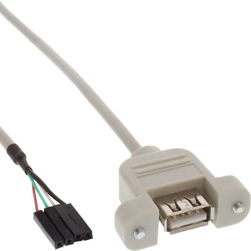 Cavo di collegamento USB 2.0 - connessione da jack A a palo - 0,60 m