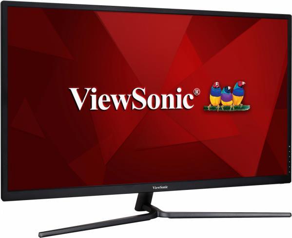 ViewSonic VX3211-4K-mhd - LED-Monitor - 81.3 cm (32) (31.5 sichtbar) - 3840 x 2160 4K - VA - 300 cd/m² - 3000:1 - 3 ms - 2xHDMI, DisplayPort - Lautsprecher