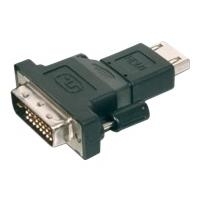 Digitus - Videoanschluß - Single Link - HDMI / DVI - HDMI, 19-polig (M) - DVI-D (W) - abgeschirmt - Schwarz (AK-320500-000-S)