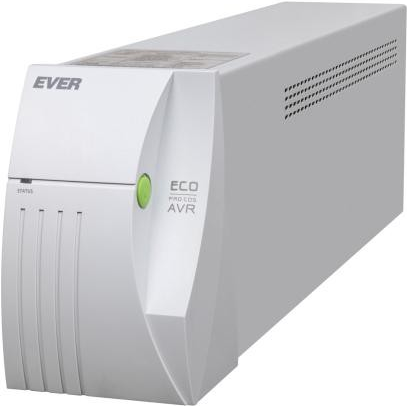 EVER ECO Pro 1000 AVR CDS - USV - Wechselstrom 230 V - 650 Watt - 1000 VA 5 Ah - USB - Ausgangsanschlüsse: 2 - weiß