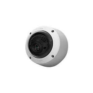 Canon NETW CAMERA VB-H651V Outdoor vandal resistant dome camera w IR LED up to 20m, NTSC video out. 2.4x opt zoom, day/night. 1080p at 30fps. 8 in-built analytic functions. IP66, NEMA250, IK10. PoE+. Titanium White. Incl wall/ceiling mount. Opt heate
