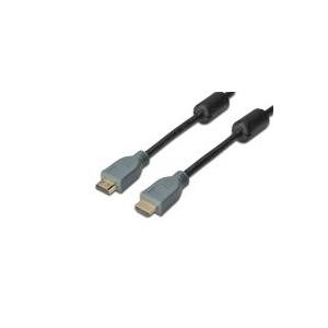 DIGITUS - HDMI mit Ethernetkabel - HDMI (M) bis HDMI (M) - 3 m - Dreifachisolierung - Schwarz