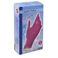 HANDSCHUHE NITRIL PINK S,100 S (27065)