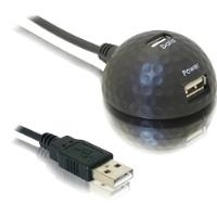 DeLOCK Adapter USB2.0 Dockingstation - USB-Erweiterung - USB Typ A, 4-polig (M) - USB Typ A, 4-polig, 4-poliger USB-Anschluss Typ A (nur Strom) (W) - 1,8m (USB / USB2.0) (61542)