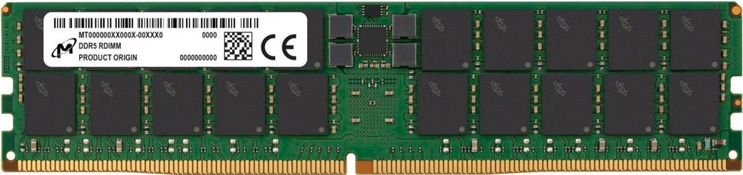 Micron - DDR5 - Modul - 96 GB - DIMM 288-PIN - 5600 MHz / PC5-44800 - CL46 - registriert - ECC (MTC40F204WS1RC56BB1R)