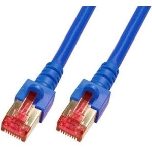 ECOLAN Patchkabel 2x RJ45 PiMFCat.6, 10,0 Meter Blau (K5513.10)