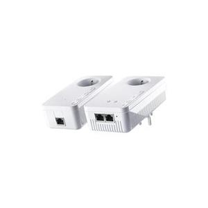 Devolo dLAN 1200+ WiFi ac - Starter Kit - Bridge - GigE, HomePlug AV (HPAV) - 802.11a/b/g/n/ac - Dual-Band - an Wandsteckdose anschließbar
