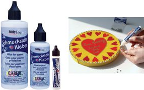 C.KREUL Schmucksteinkleber Hobby Line, 50 ml auf Wasserbasis, trocknet transparent auf, für Oberflächen (49601)