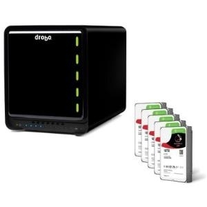 Drobo 5C DAS System 5-Bay 50TB inkl. 5x 10TB Seagate ST10000VN0004 1 x USB 3.0 Typ C - 5x SATA Einschübe für HDD/SSD 3.5  - Hot-swap Unterstützung - inkl. 5x 10TB Seagate ST10000VN0004 -  (DDR4A31 +5X 10TB SG)